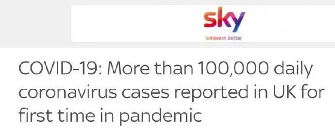英國單日新增確診首超10萬例 世界多國加強了防御手段