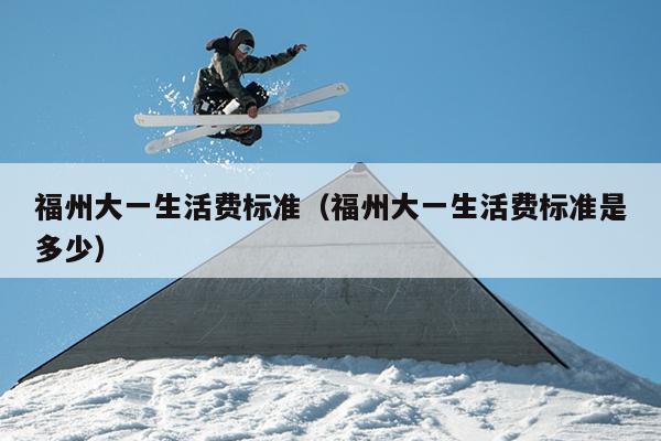 福州大一生活費(fèi)標(biāo)準(zhǔn)（福州大一生活費(fèi)標(biāo)準(zhǔn)是多少）
