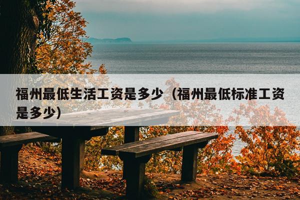 福州最低生活工資是多少（福州最低標準工資是多少）